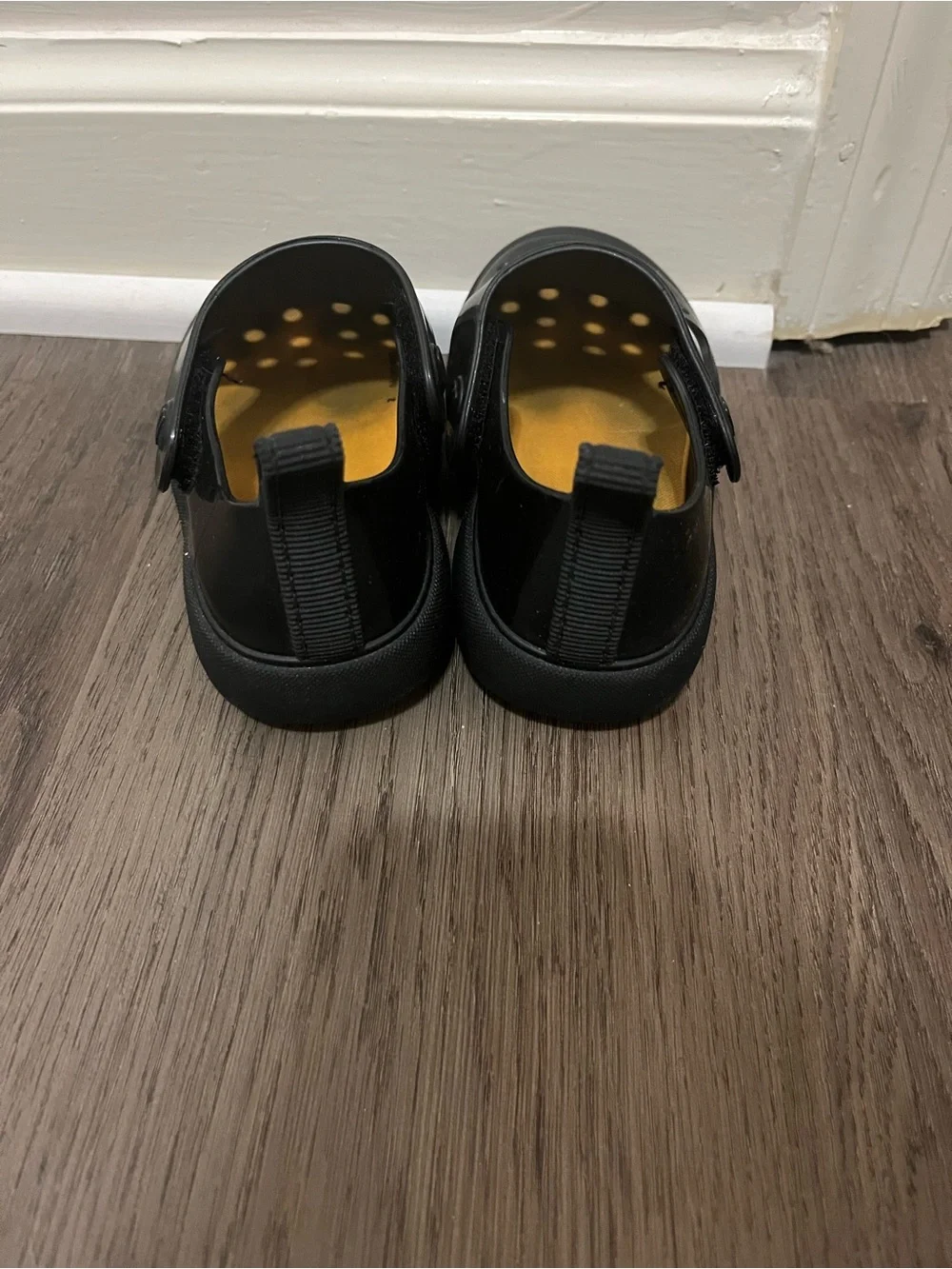 Mini Melissa Black Kids Clog Sandals